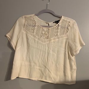 Cute white flowy shirt